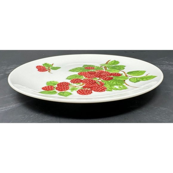 Vtg 1970s SEYMOUR MANN EDA FRAMBOISIER Salad Dessert Plates Set of 3 Raspberries - Picture 10 of 16